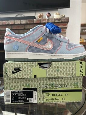 Nike Dunk Low Union Passport Pack Argon DJ9649-400 Men’s 10.5 / Women’s 12 New